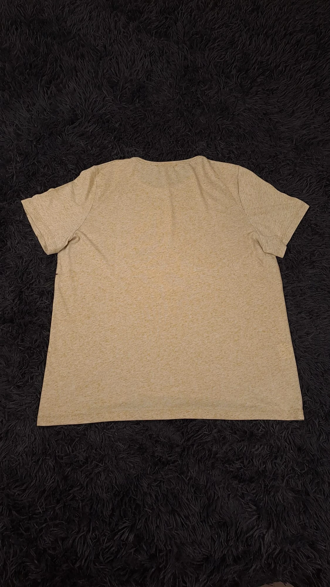T-shirt Lacoste / Linho / Bege Melange / Tamanho M Feminino – photo 2